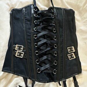 Fredericks of Hollywood Black Corset